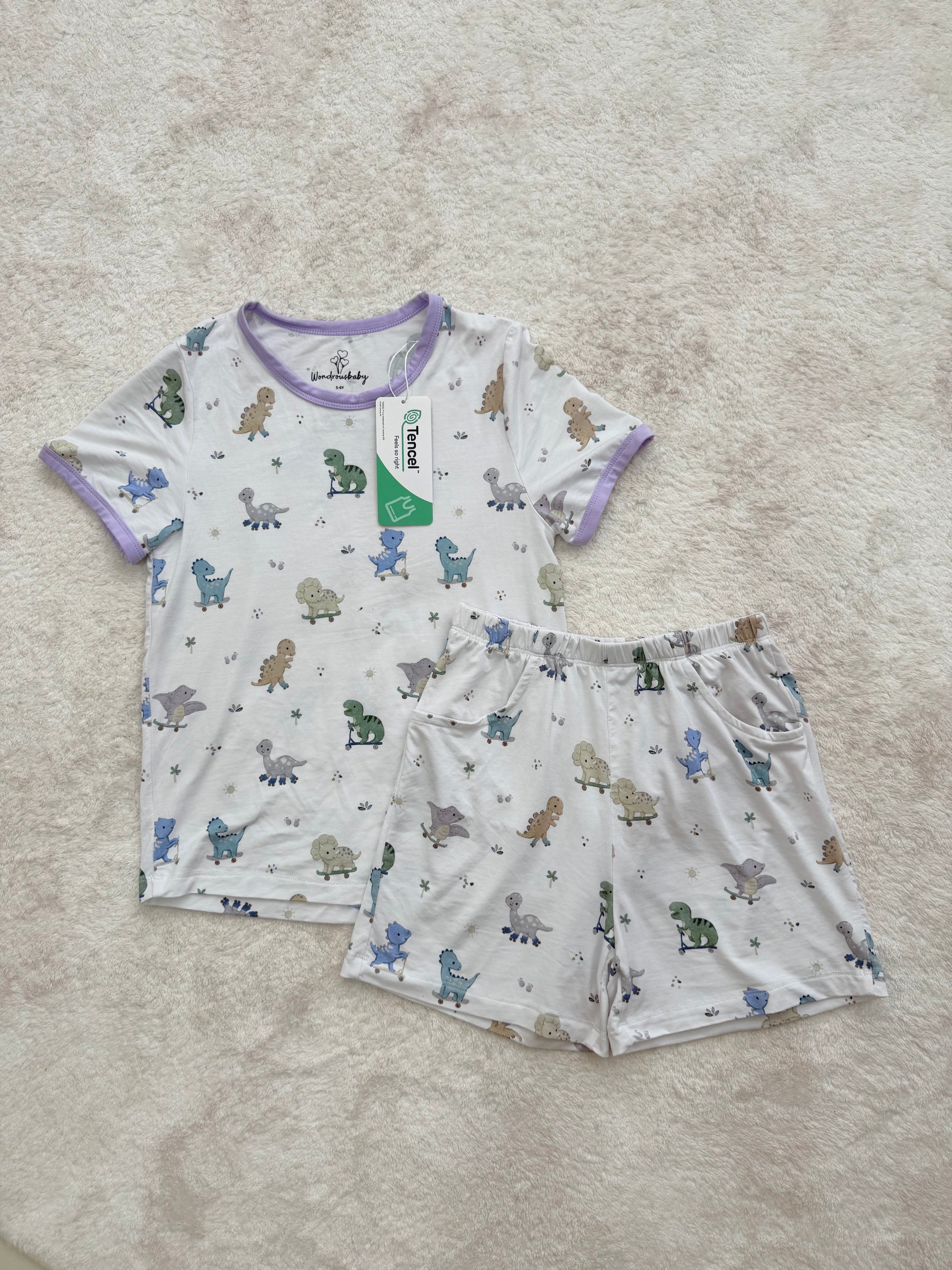 TENCEL™ Daywear Set - Little Dino Roamers