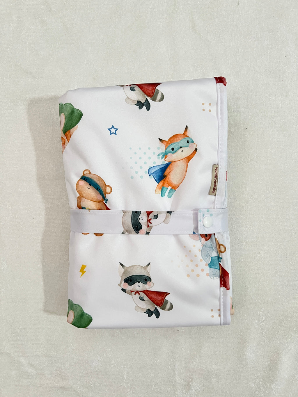 [Multi-functional Changing Mat] Superhero