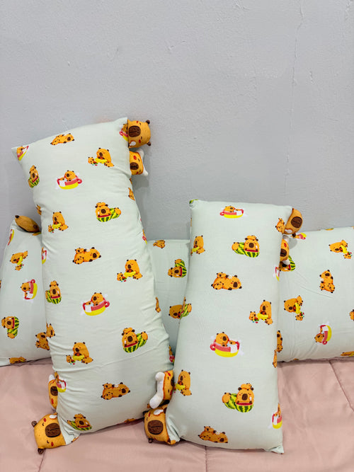 Snuggly Bamboo Pillow - Capybara Cuddle