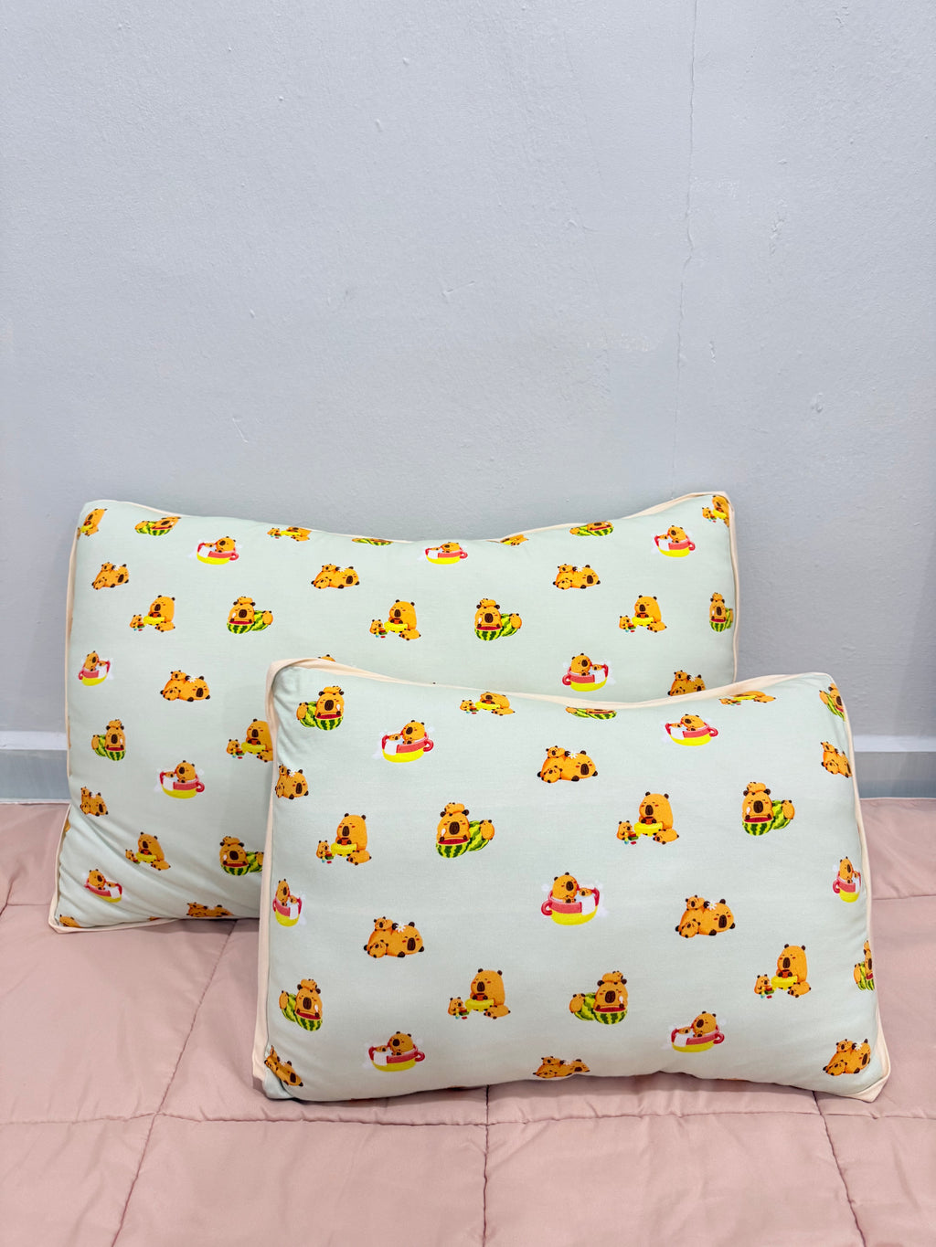 Snuggly Bamboo Pillow - Capybara Cuddle
