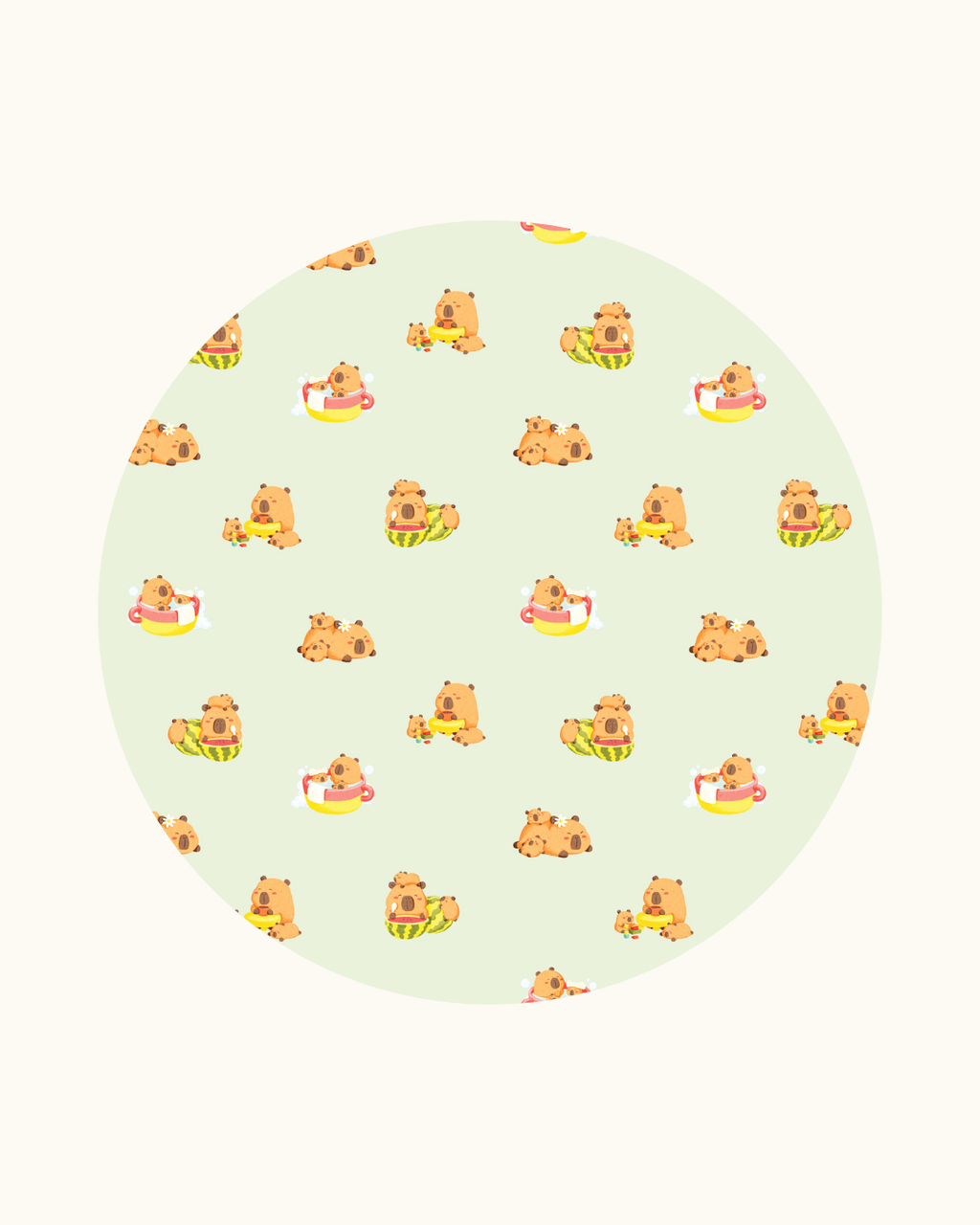 Snuggly Bamboo Pillow - Capybara Cuddle