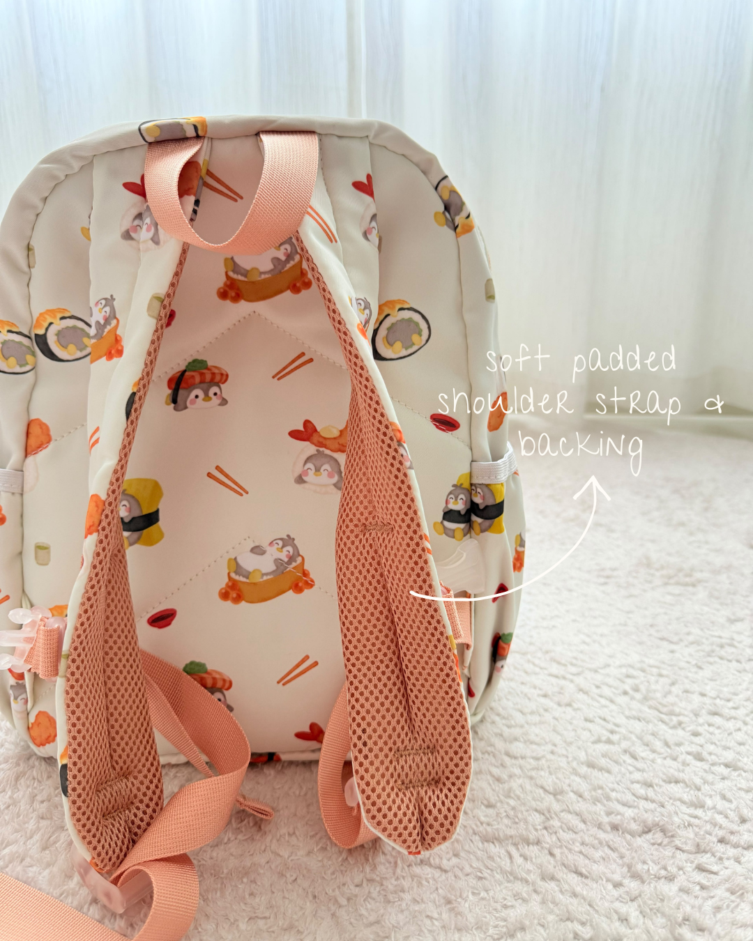 Little Explorer Backpack - Penguin Sushi Party