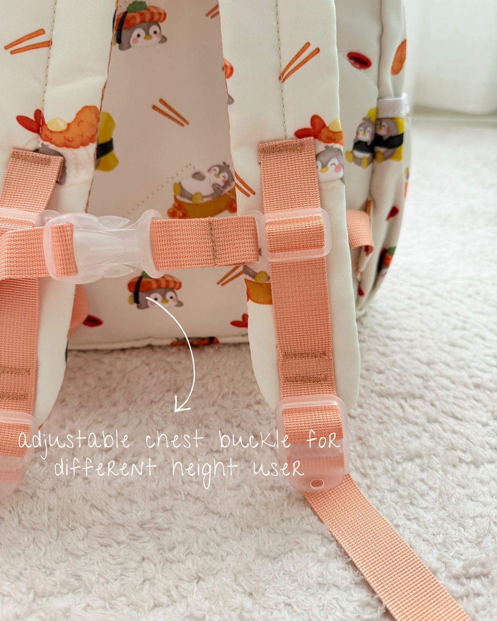 Little Explorer Backpack - Penguin Sushi Party