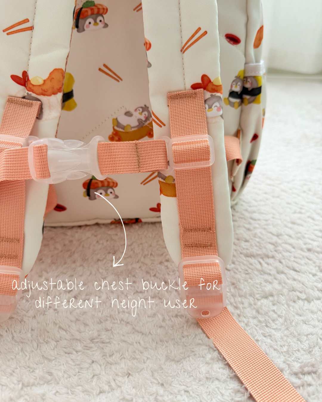 Little Explorer Backpack - Penguin Sushi Party
